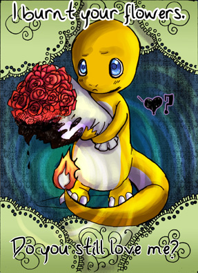 Traditional Charmander Valentine