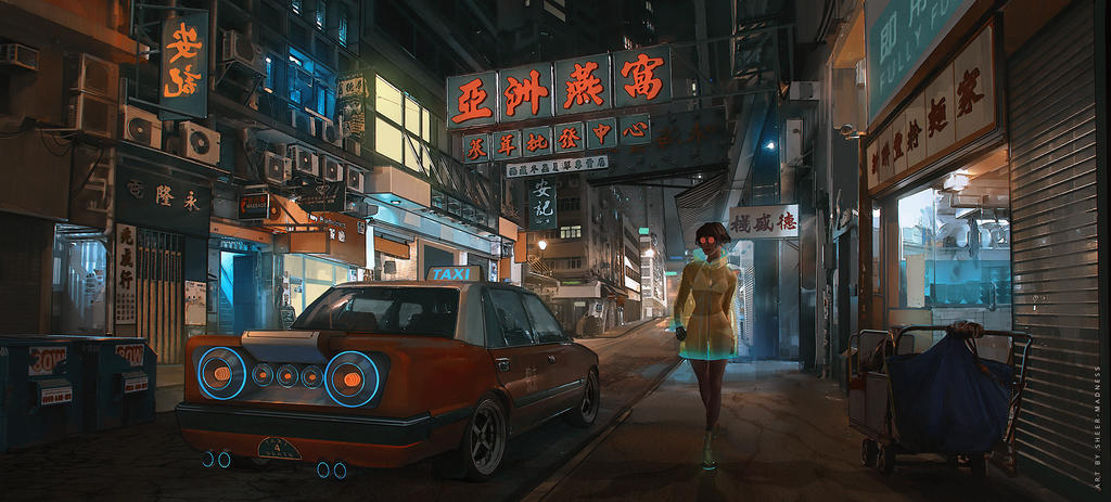 Cyber Hong Kong. by sheer-madness