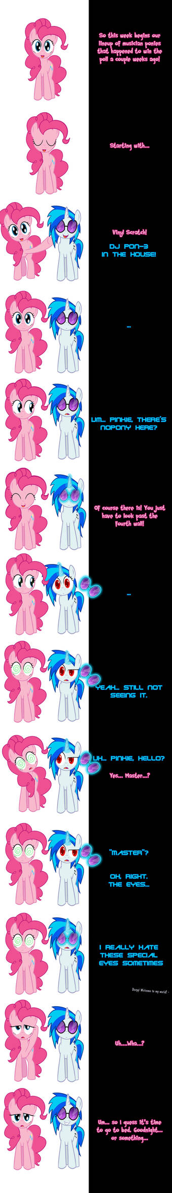 Pinkie and Vinyl Scratch say Goodnight!