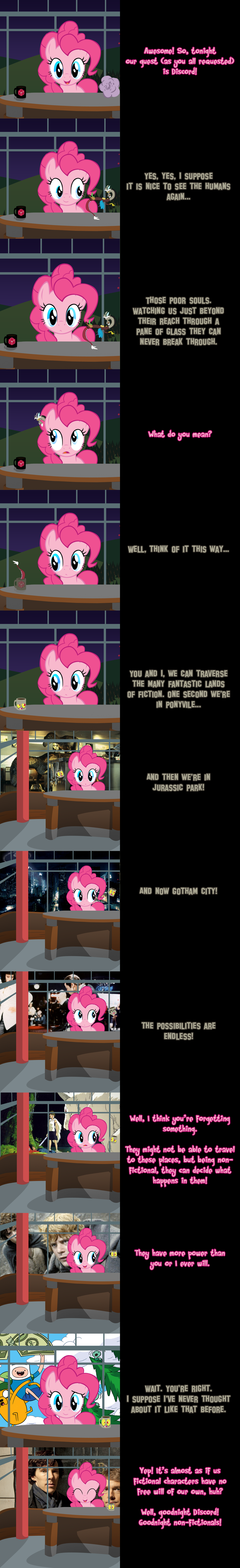 Pinkie Says Goodnight - What Fourth Wall?