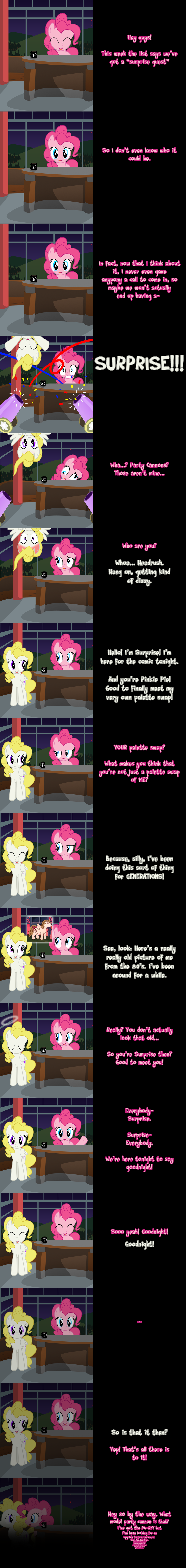 Pinkie Says Goodnight - Surprise Guest