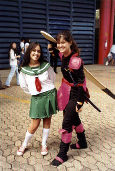 Kagome and Sango