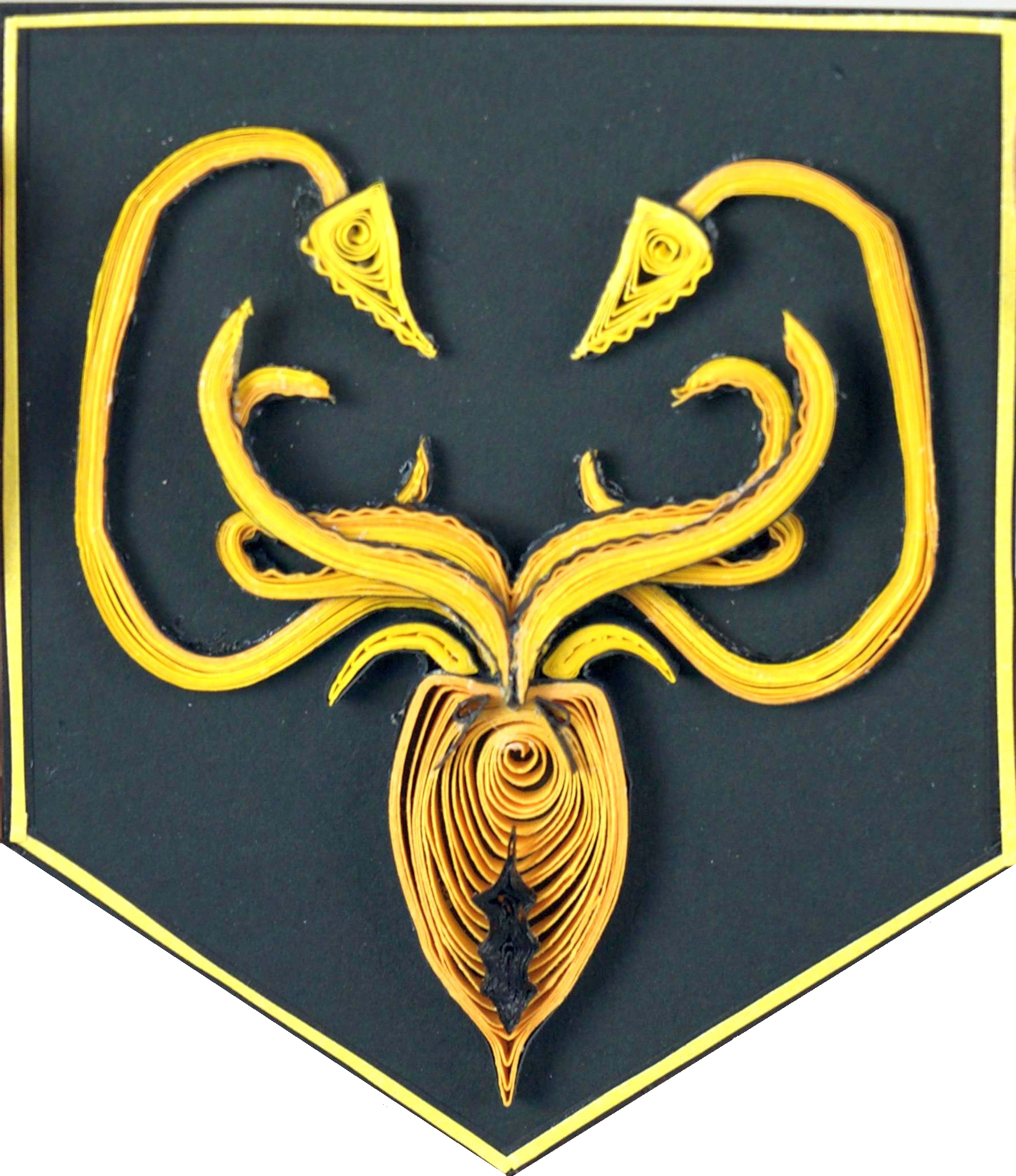 Game of Thrones Paper Quilling Sigil House Greyjoy