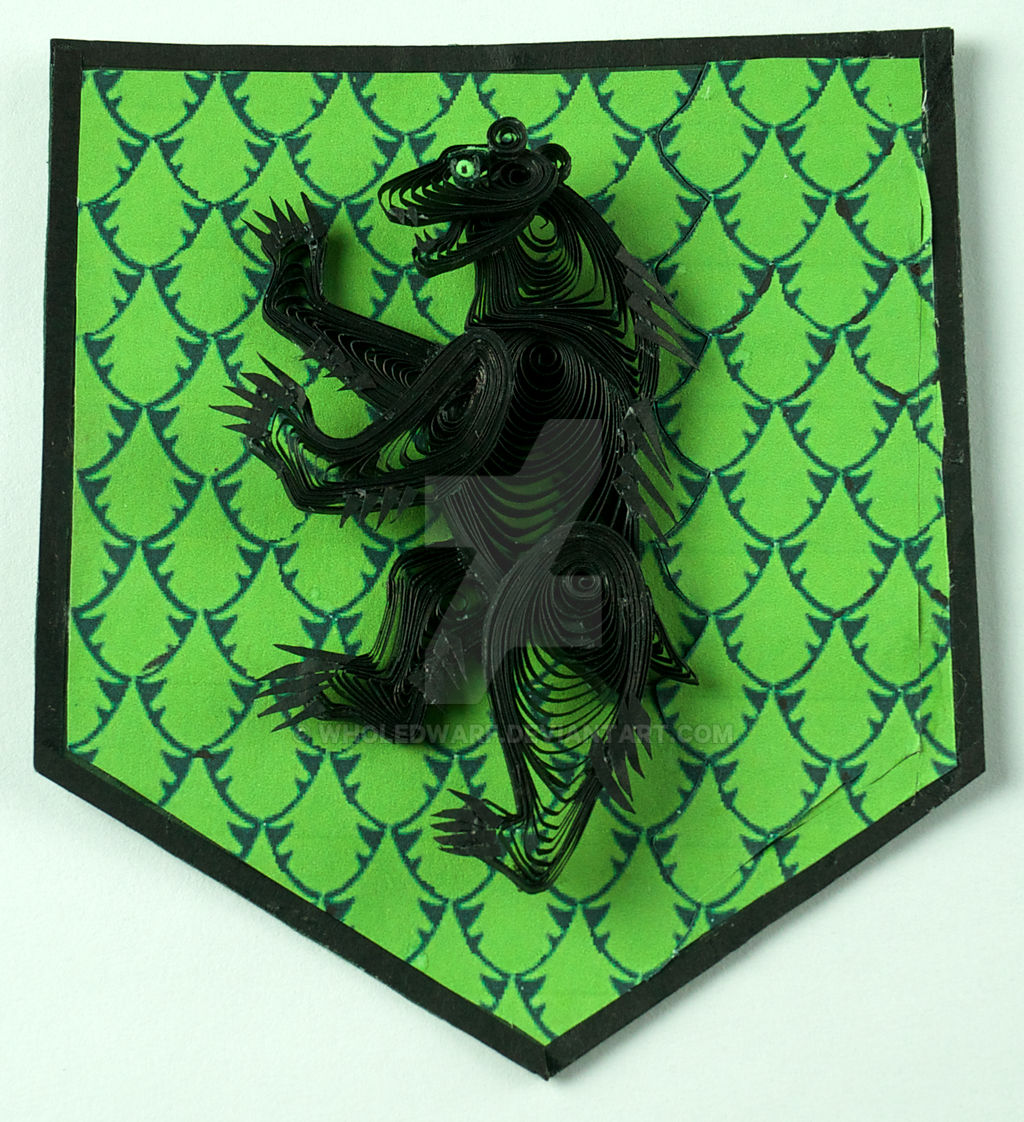 Game Of Thrones Paper Quilling Sigil House Mormont By Wholedwarf