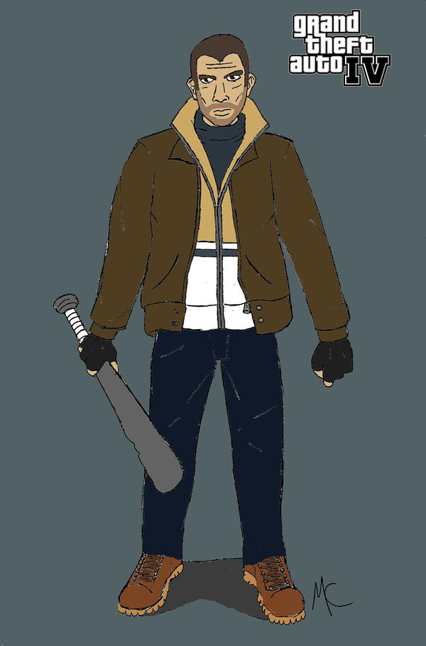 -Niko Bellic- -Colored-