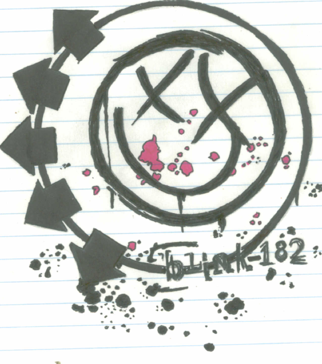 blink-182 Dead Smiley Logo
