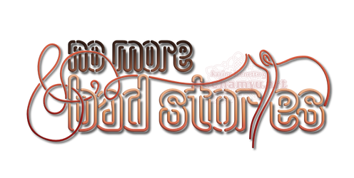 [Logo] No More Bad Stories - Neon Sign