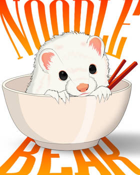 A cutieee ferret artwork!