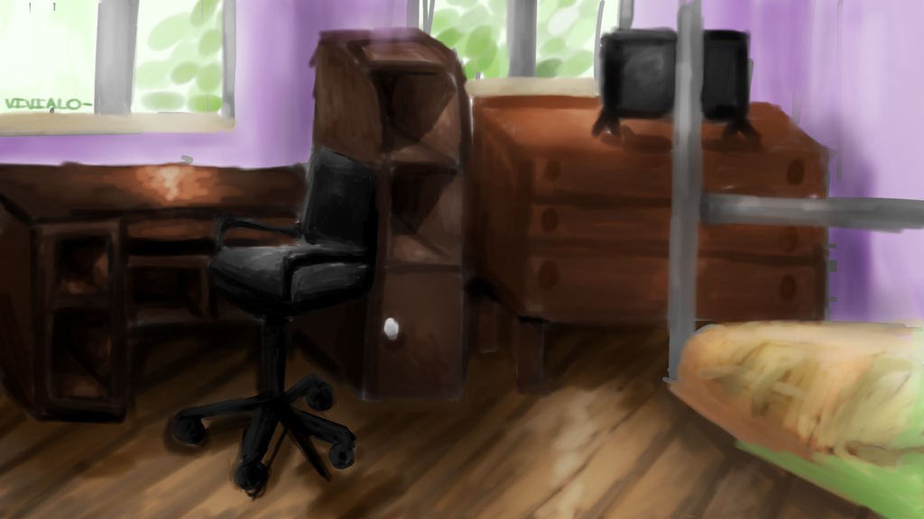 Bedroom by CHICAWANTSCAKE on DeviantArt