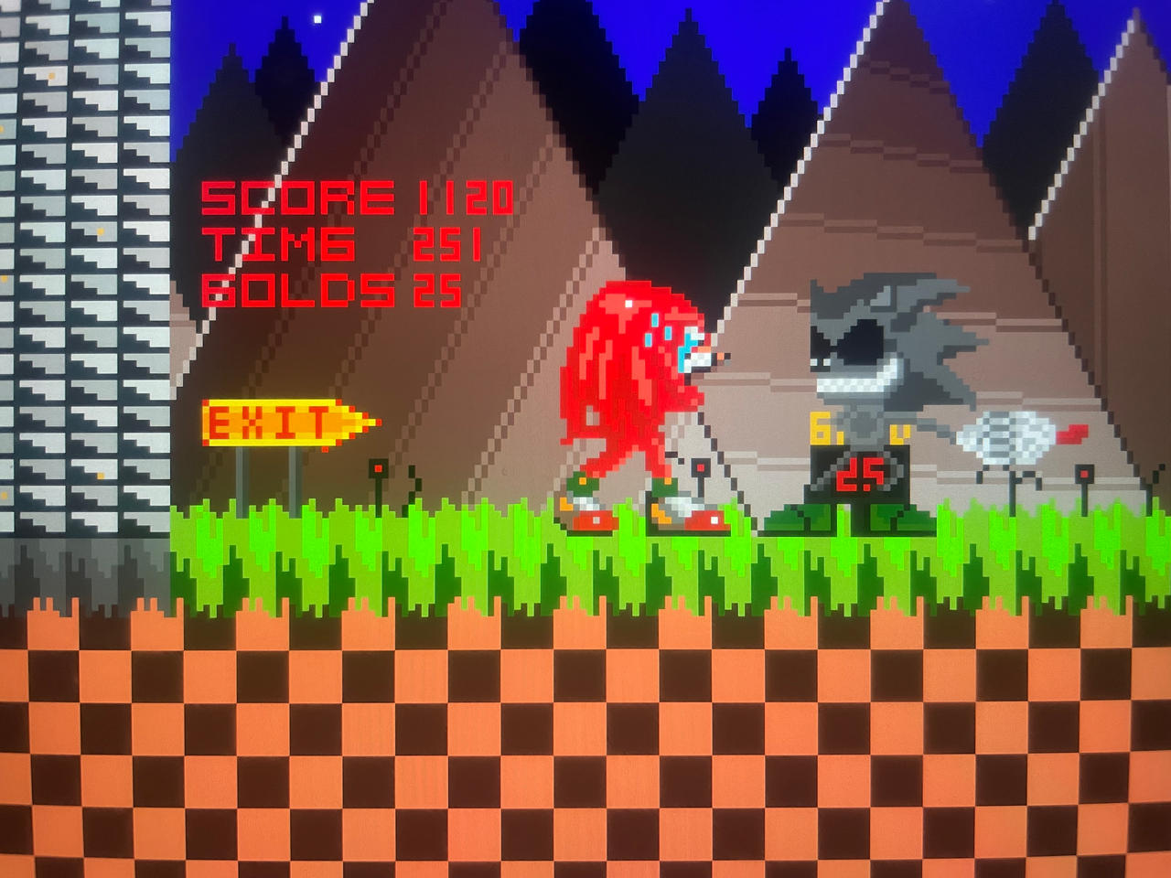 RONIC vs Knuckles by Alidon103 on DeviantArt