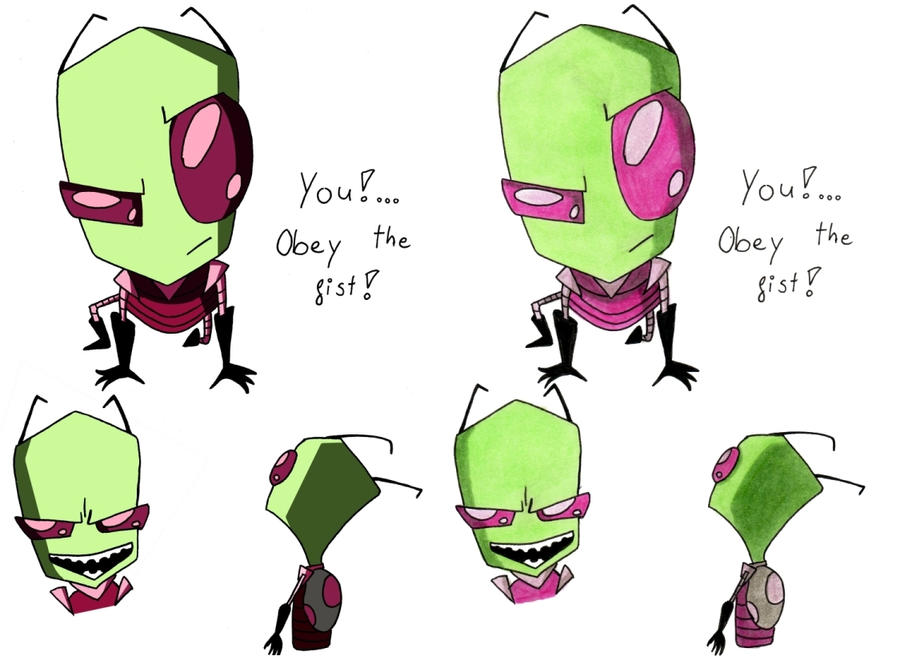 Invader Zim Color by Alyca87 on DeviantArt