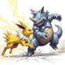 Rhydon Vs Jolteon