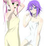 Moka And Mizore Bath Time Colour