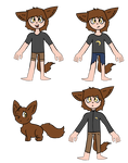 Lucas Ref sheet by HopefulDragon