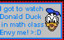 Donald Duck in MathClass Stamp