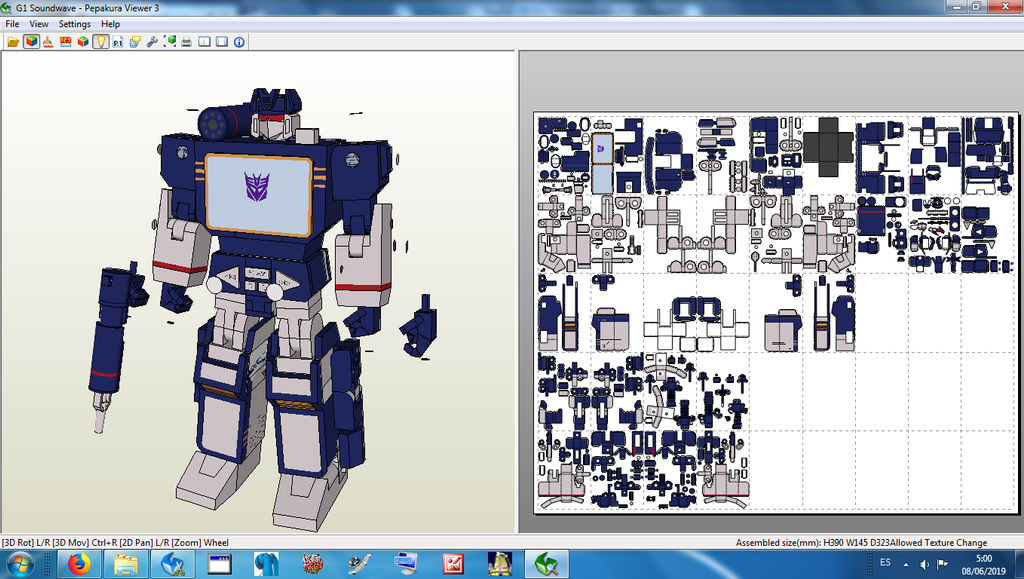 G1 Soundwave papercraft by rexxkentrix on DeviantArt