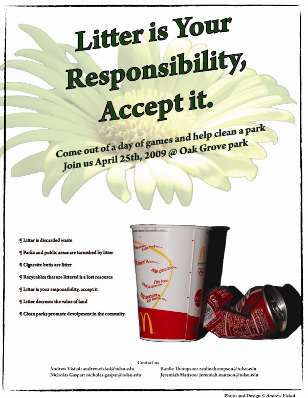 Litter Flyer by BobChestnut on DeviantArt