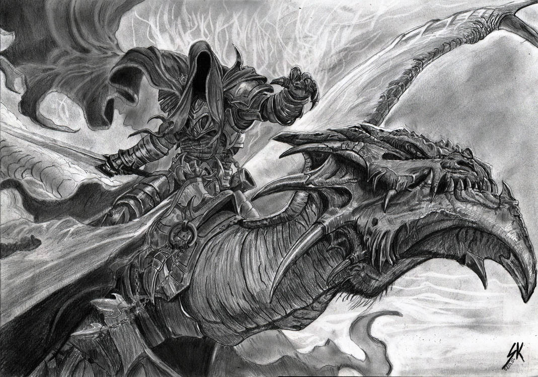 Dragon Dark Rider by VilkuPL on DeviantArt