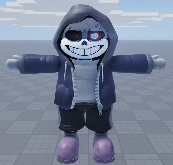 Snowdin Dust Sans Redone by Flybydogey101 on DeviantArt