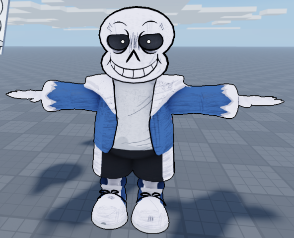Horrortale Sans PROLOGUE Model by Flybydogey101 on DeviantArt