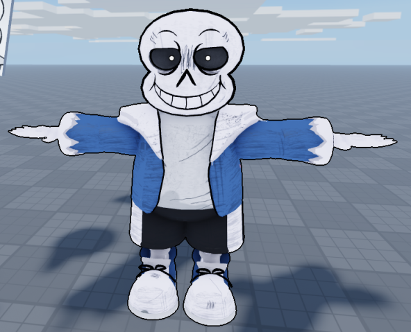 Horrortale Sans Hunger Posed by Flybydogey101 on DeviantArt