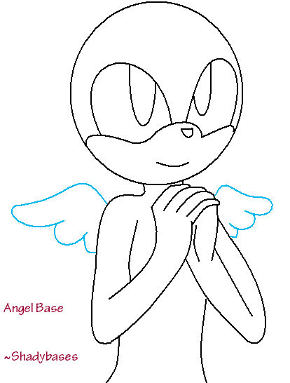 Cute angel base By: Shadybases by ElenaStarMoon on DeviantArt