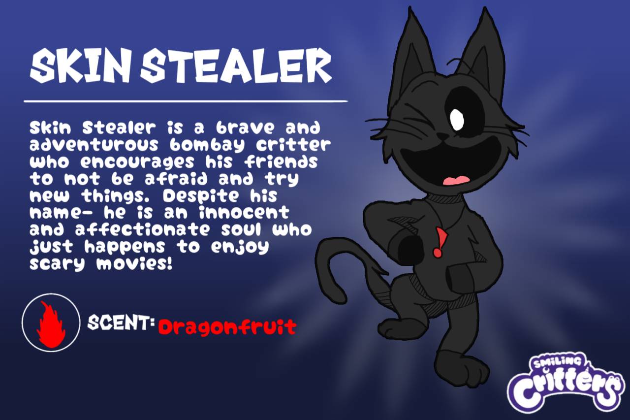 Dark Critters My oc in the style of smiling critters by hikarigriffin on DeviantArt