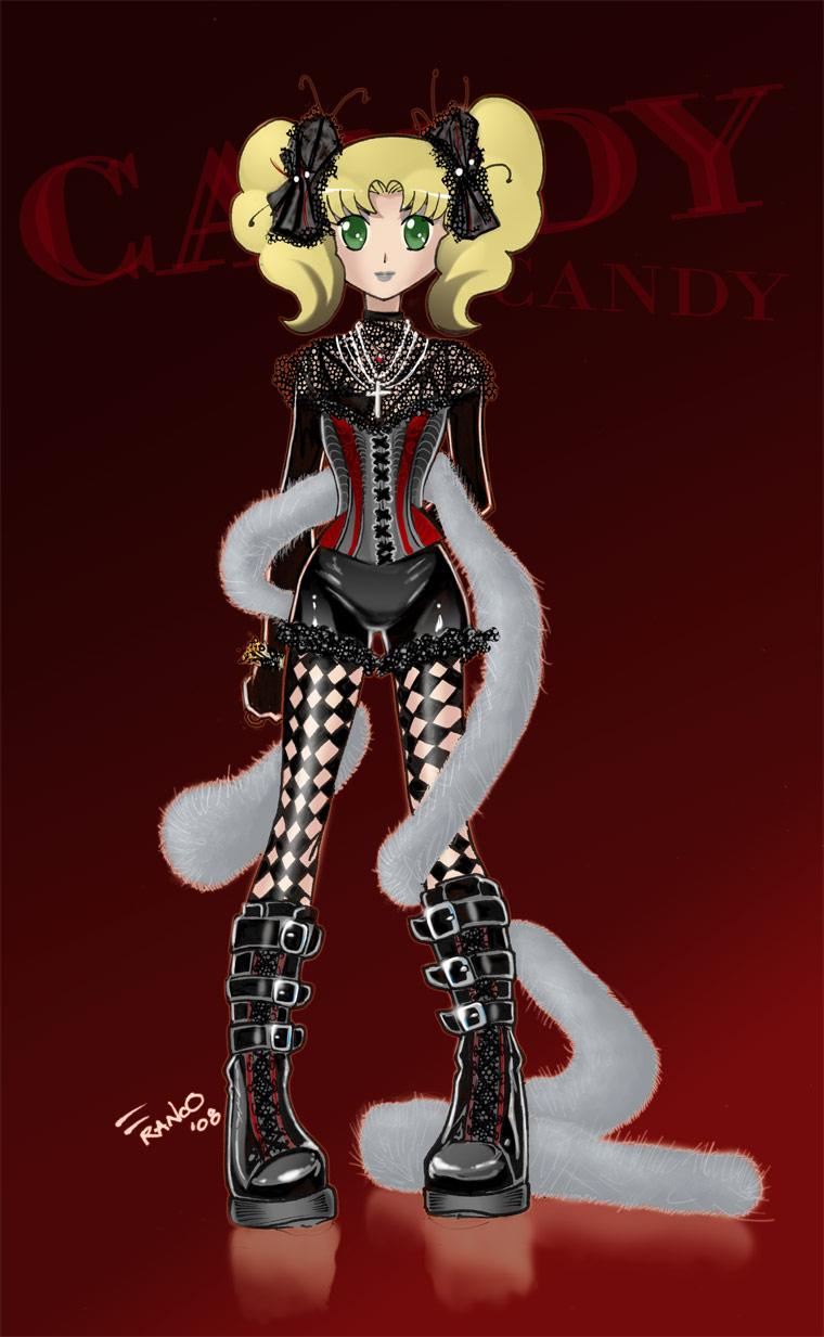 Candy Candy red dress by Duendepiecito on DeviantArt