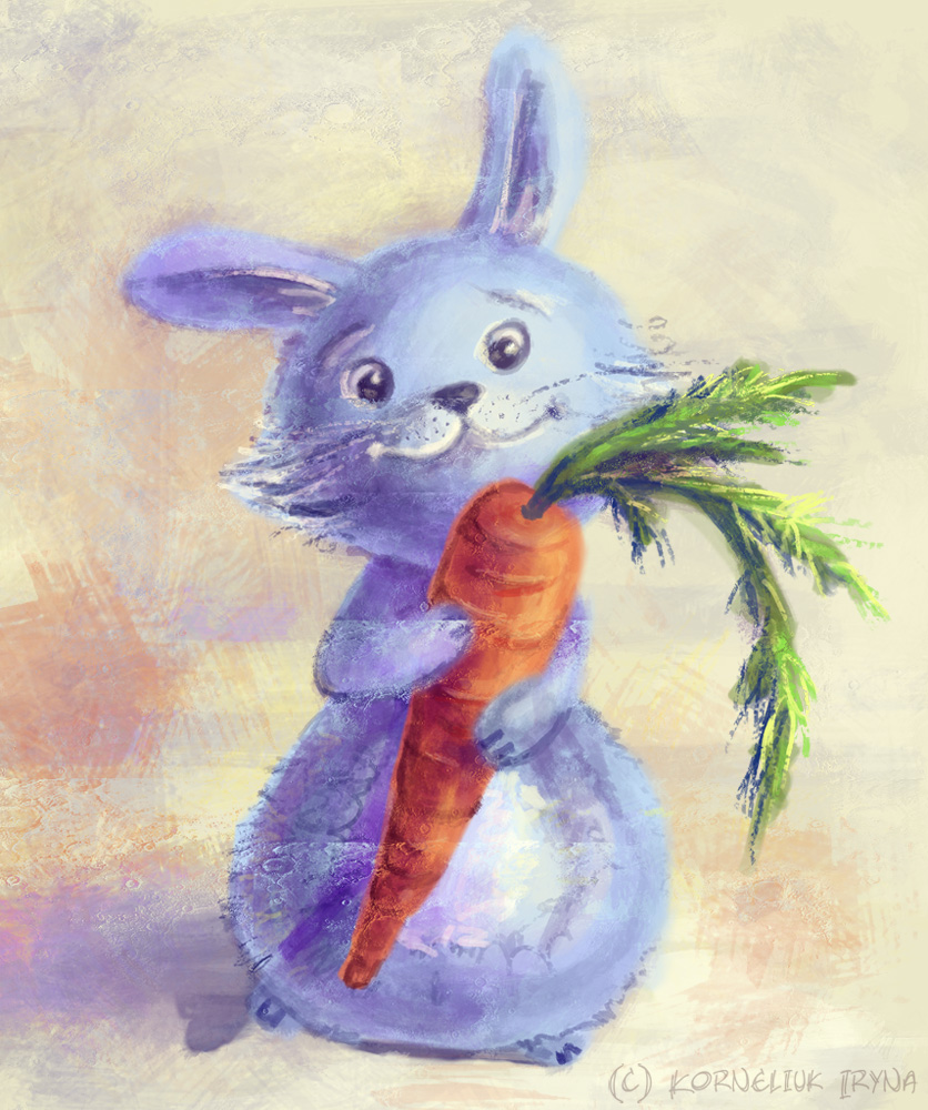 Bunny with carrot