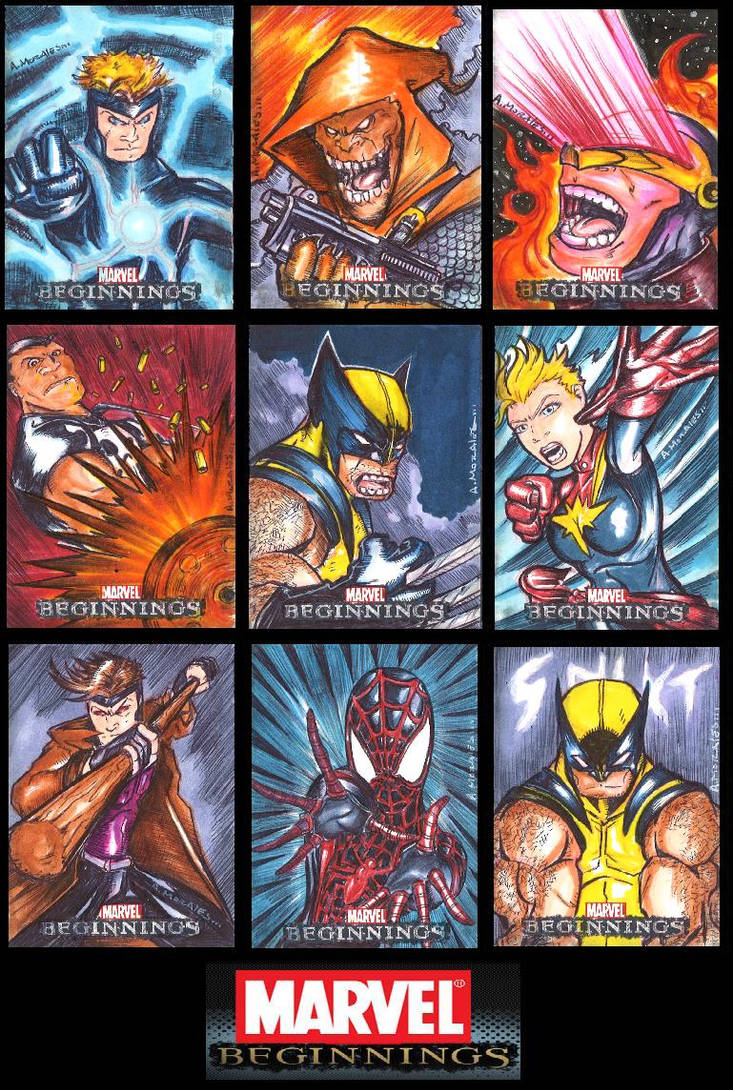 Marvel Beginnings Tear Sheet 2 by LegendKiller01 on DeviantArt