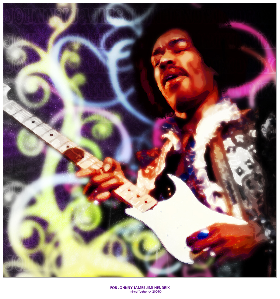 For Johnny James Jimi Hendrix by mj-coffeeholick