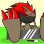 Zoroark paw growth problem