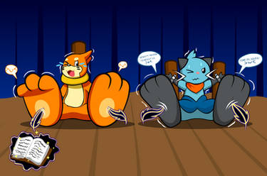 Buizel and Dewott duo trouble (g)