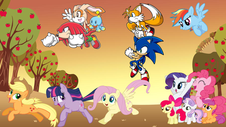 Sonic the Hedgehog and My Little Pony Crossover by ...