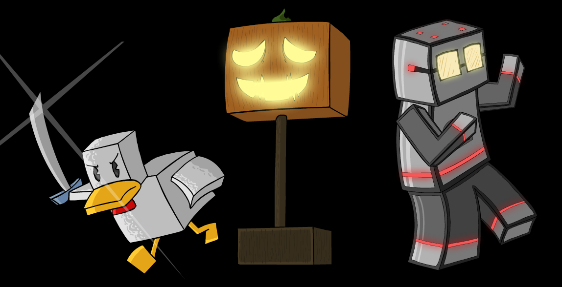 Minecraft Character 12- Chuck Jack And Robo