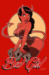 Devil Girl PinUp