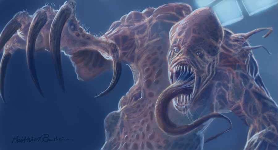 Resident Evil creature fan art