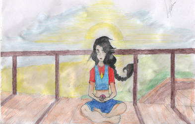 stevonnie meditating