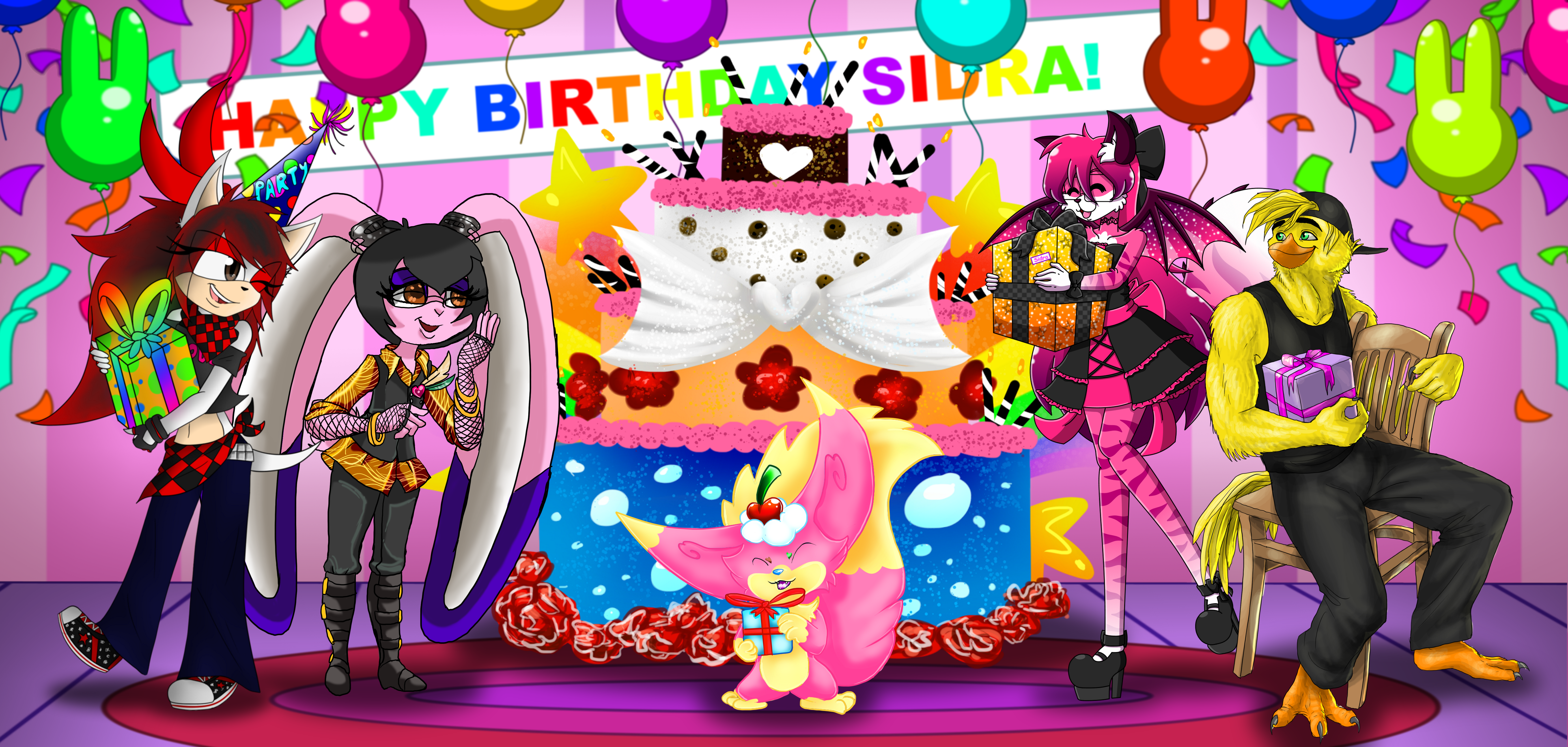 Collab - Happy Birthday to our Favorite Pink bunny