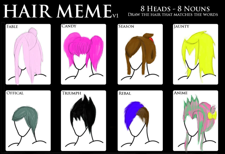 HAIR MEME by awwws on DeviantArt