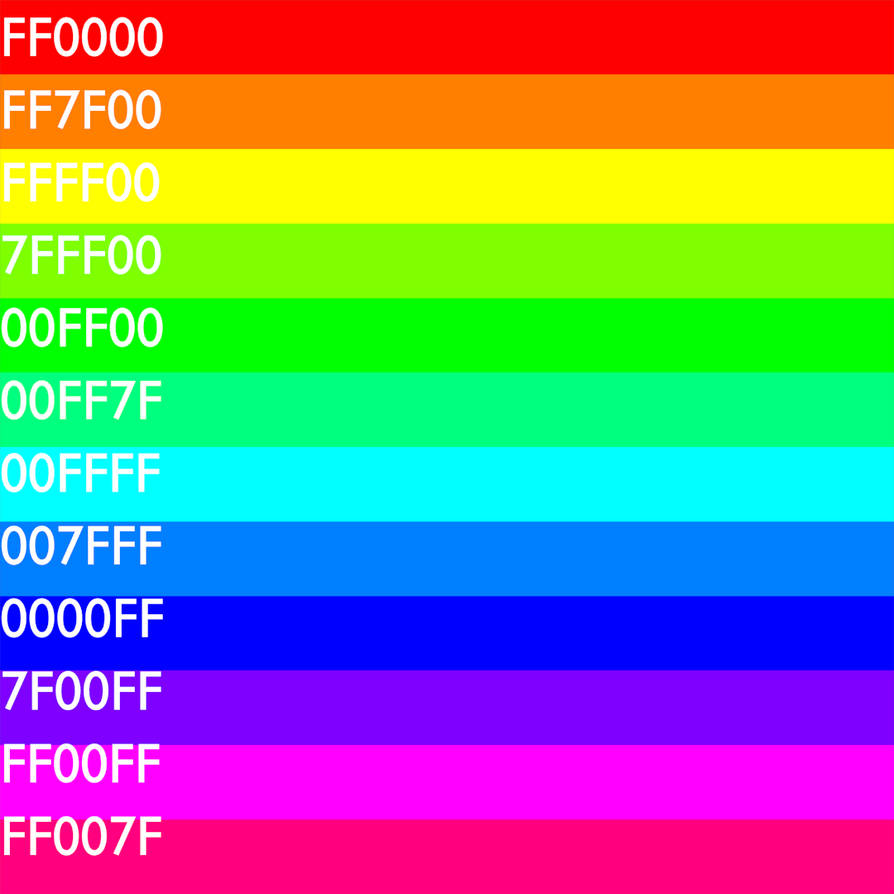 Colors (Hex Codes In The Descripition) by simmonsshareef22 on DeviantArt