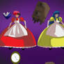 Kei and Yuri in Wonderland