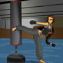(COMMISSION) Lara Croft's Work Out
