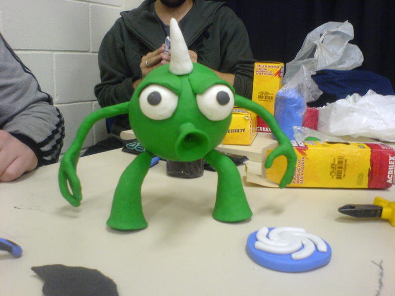 Spore's stop motion character