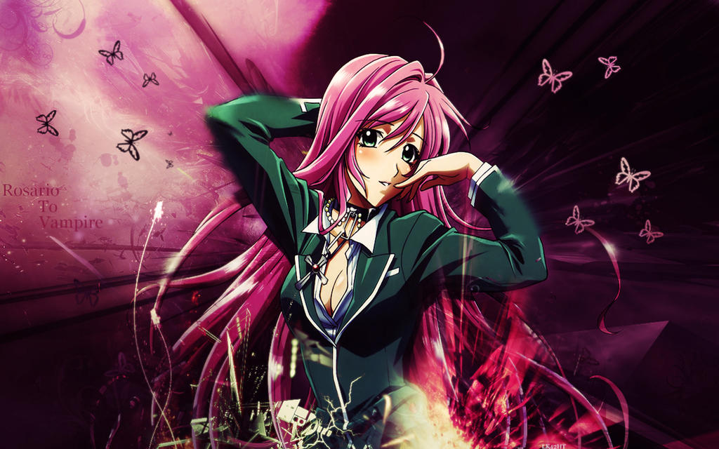 Rosario to Vampire Wallpaper by Lok42hunt on DeviantArt