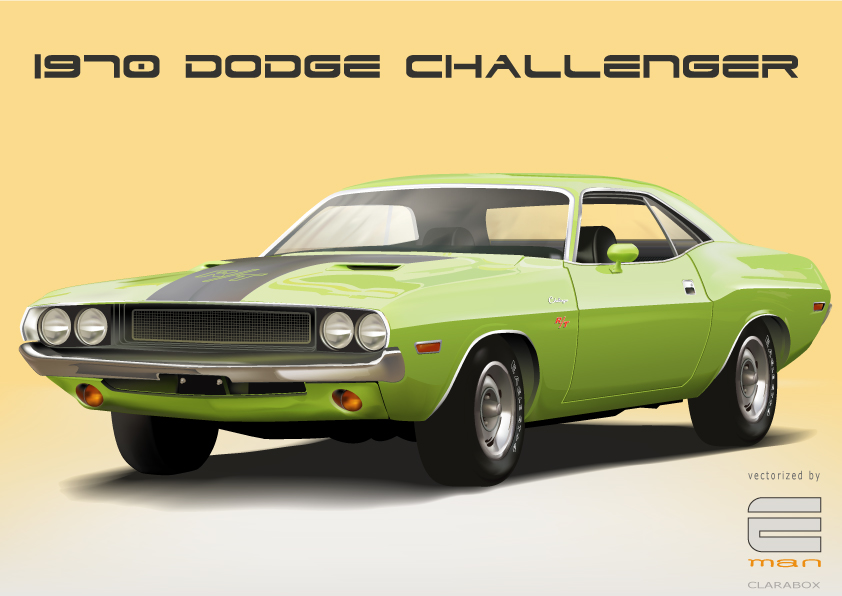 vectorized DODGE CHALLENGER