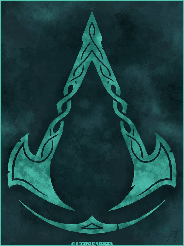Assassin's Creed: Valhalla | Symbol + BG by Kuhtlass on DeviantArt