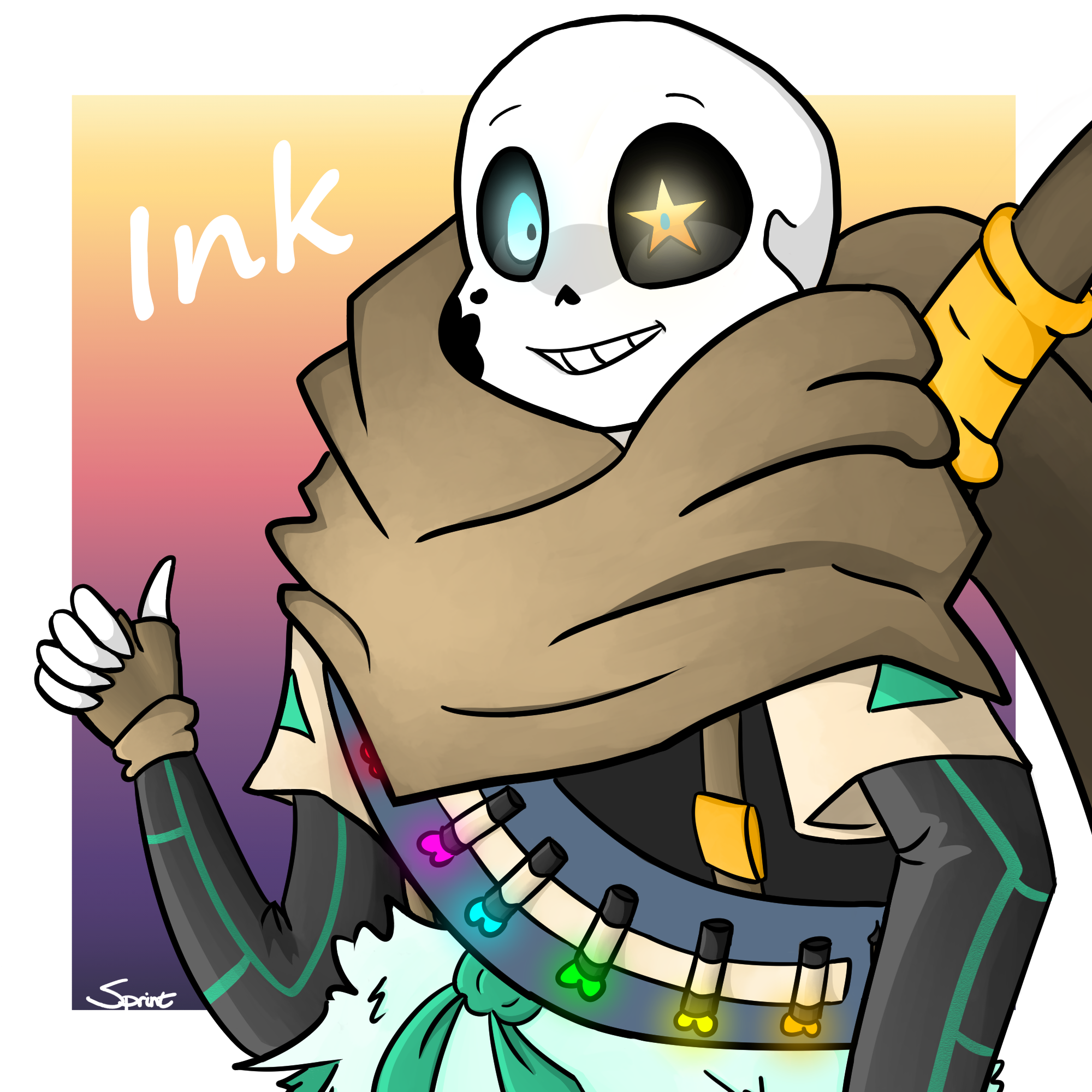 Ink Sans Underverse by sprinter99 on DeviantArt