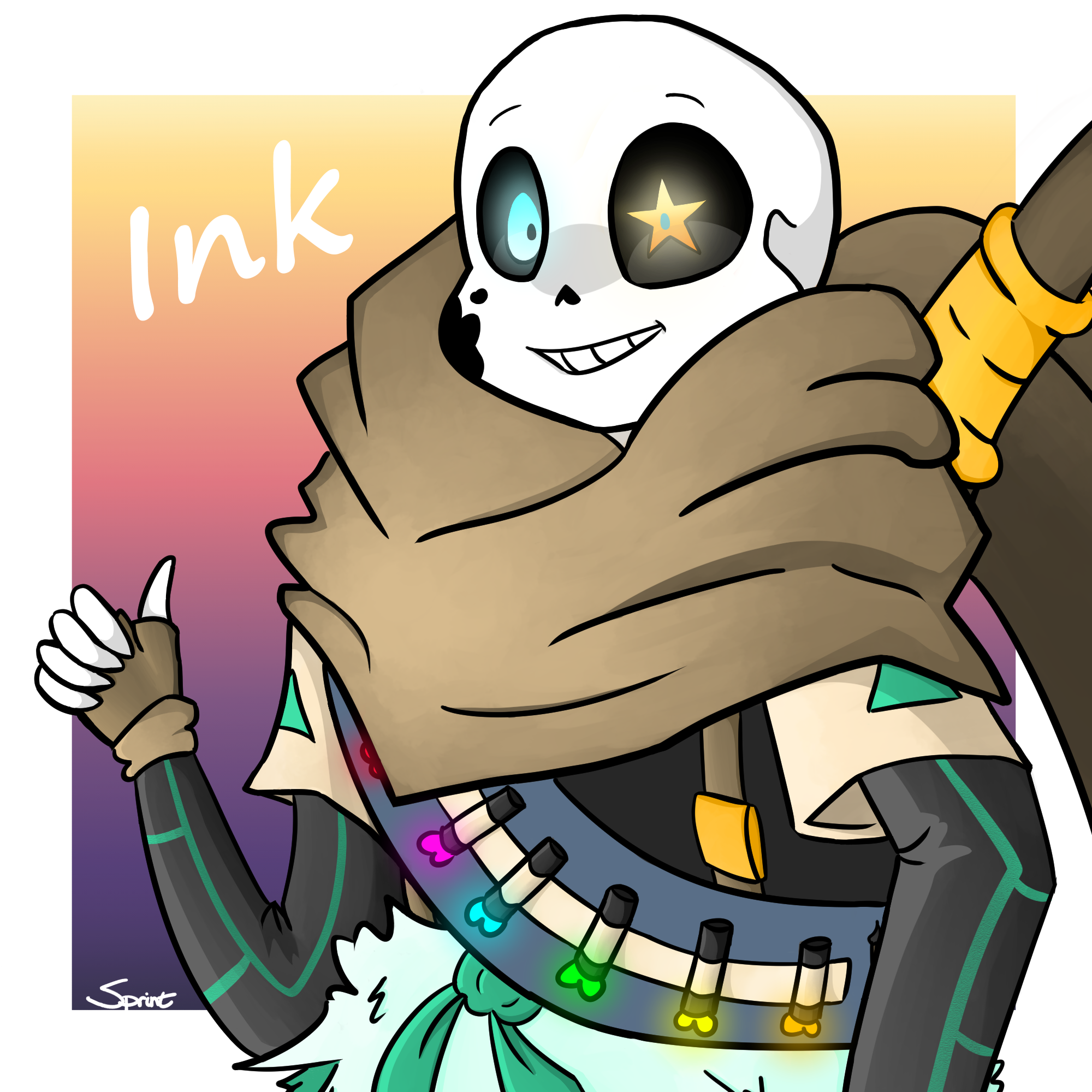 Ink!Sans by nyoUtau on DeviantArt