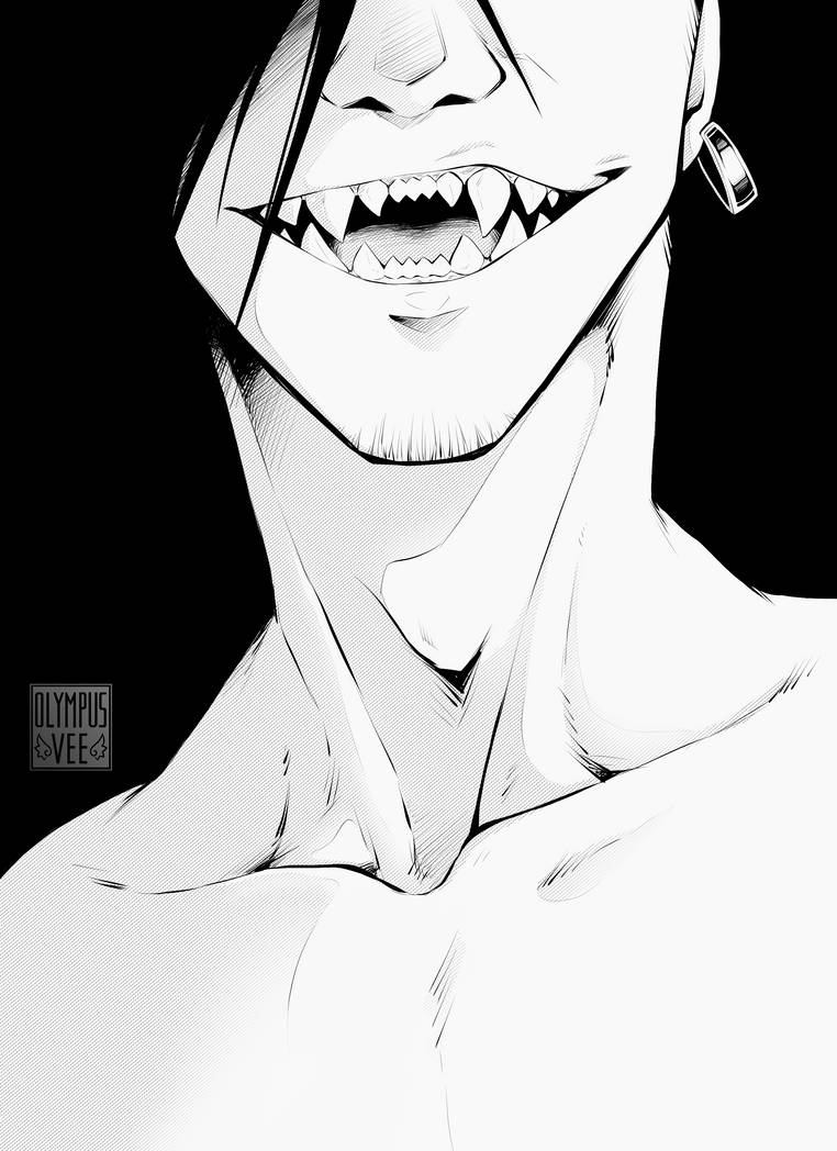 A demon's smile by OlympusVee on DeviantArt